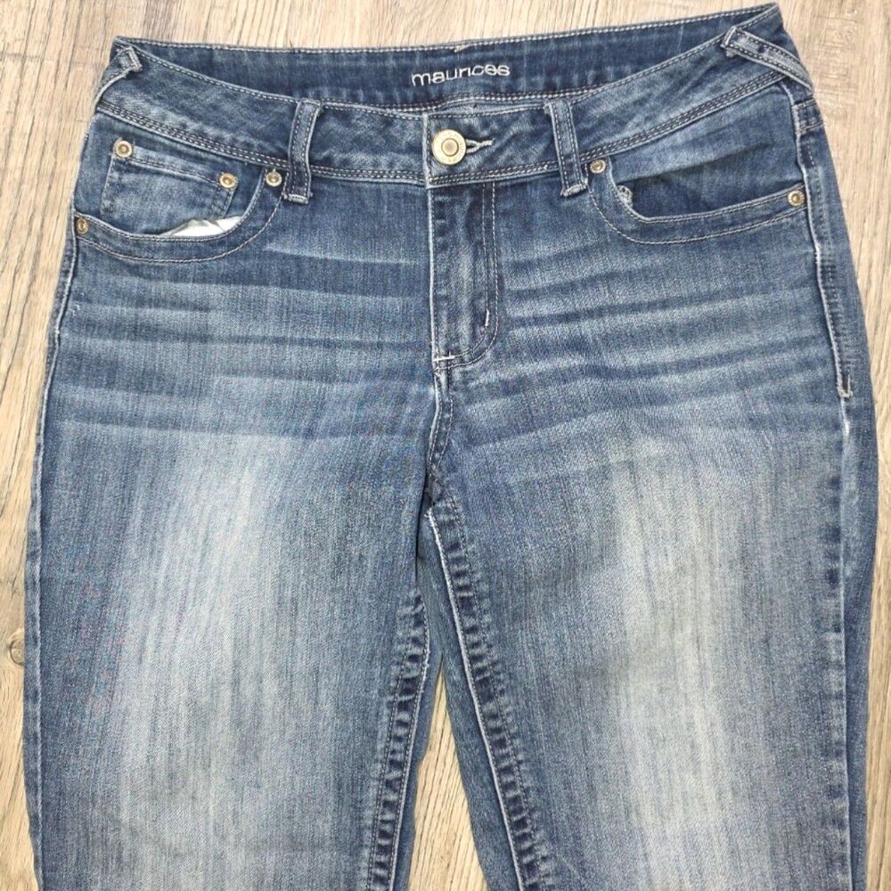 Retro Vibes! Maurices Vintage Darkwash Petite Bootcut Jeans Size 8 Short - Picture 2 of 8